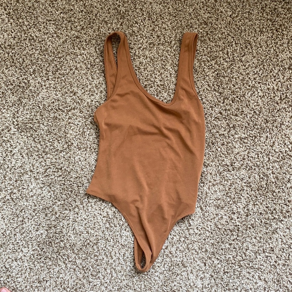 Camel colored bodysuit